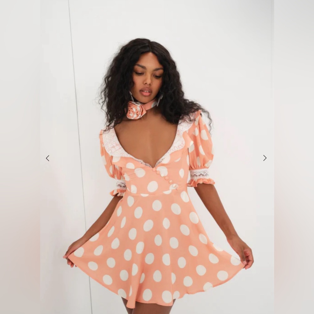 For Love and Lemons Raisa mini dress NWT S